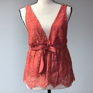 Free People Chante Lace Frenchie Kiss M